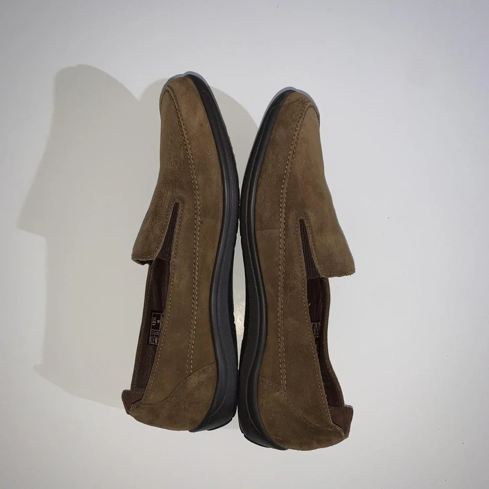 SAS Loafers  Mens 12.5 M Weekender Brown Suede Slip On Comfort Made In USA